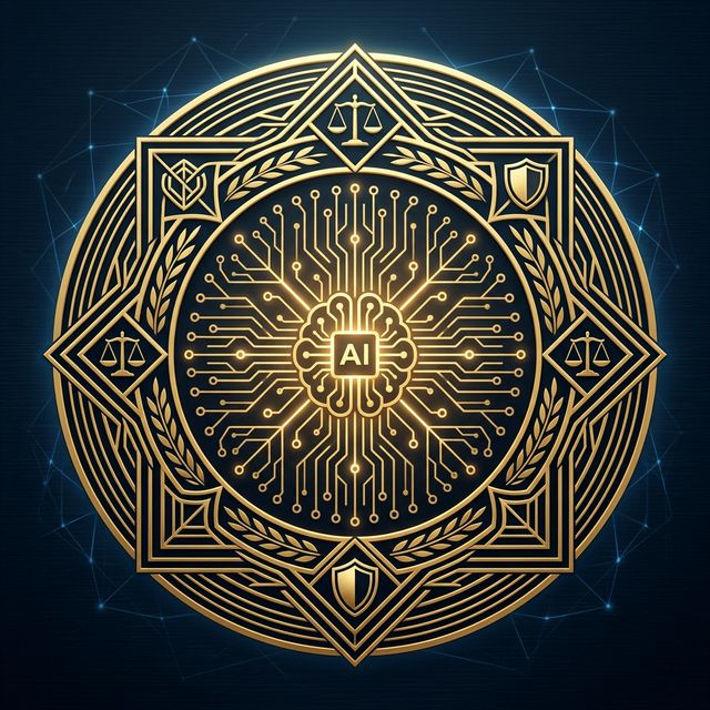 Symbolic digital seal of AI governance